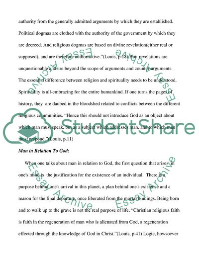 the image of god essay