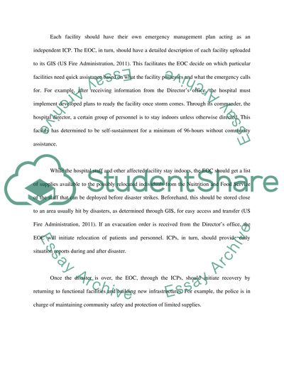 The Emergency Management Plan