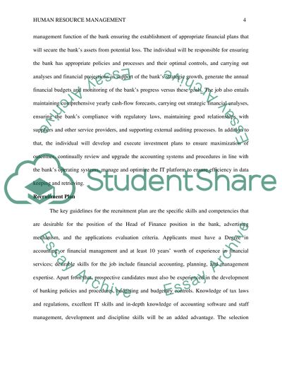 Human Resource Management-Research Project