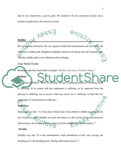 The Philosophy of Buddha