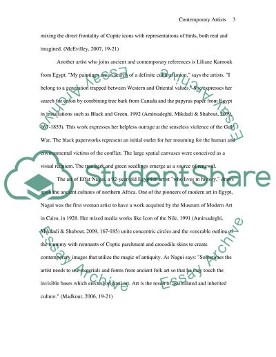 Middle Eastern Female Contemporary Artists