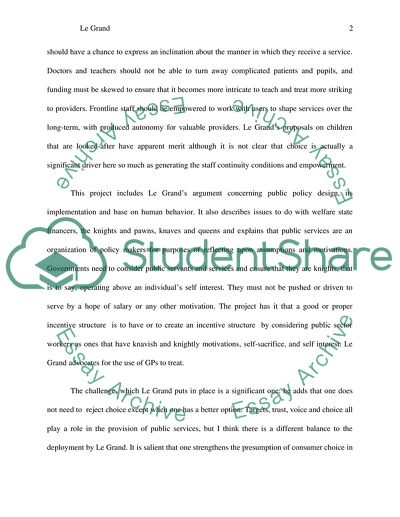 Choice Gives Power to Voice