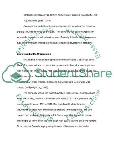 Learning and Employee Development