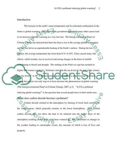 The Effects of Global Warming: the Form of Mitigation or Through Adaptation