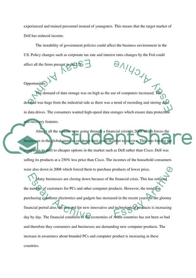 Dell versus Hewlett Packard on the Market