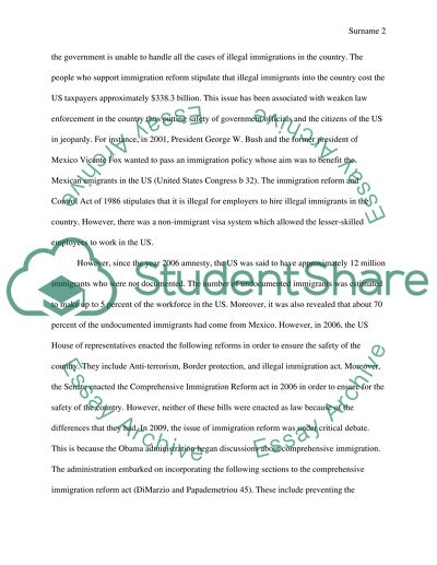 Immigration Reform in the US
