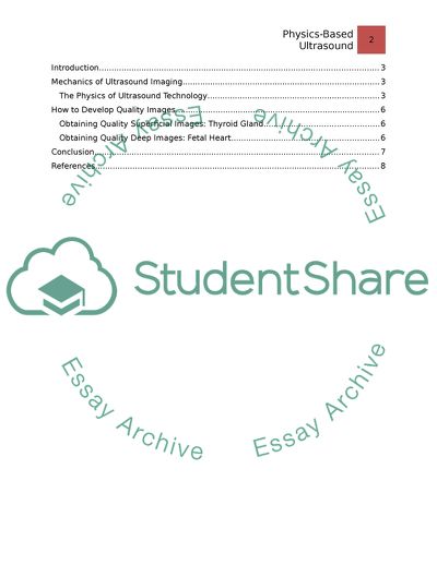 Physics-Based Ultrasound