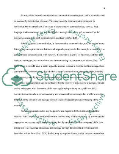 Journalism - Demonstrative Communication