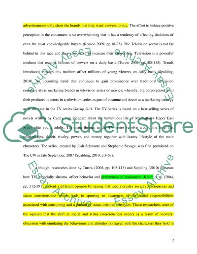 Impact of American TV Series on Young Adult Females