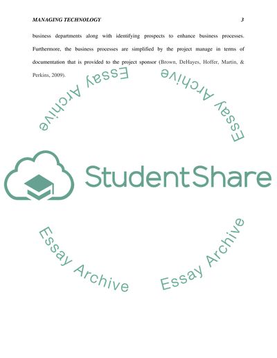 Managing Information Technology