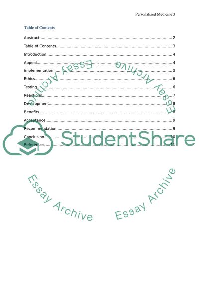 Personalized Medicine and Effective Health Care