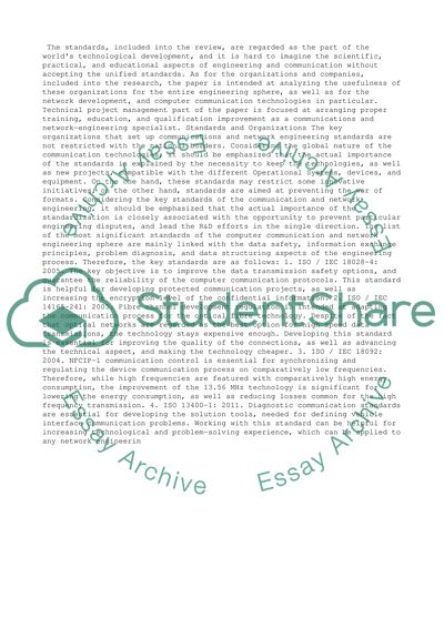 Individual Project Research - Creativity and Standards Task