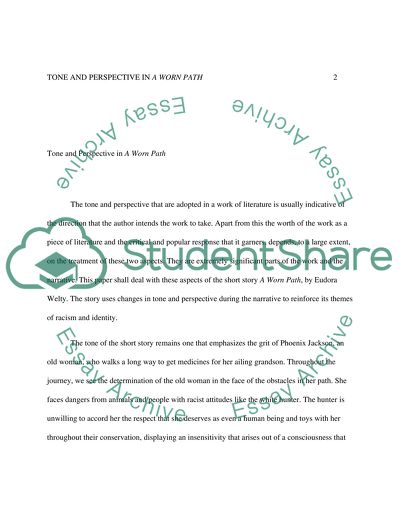 Tone and Perspective in the Narrative of A Worn Path