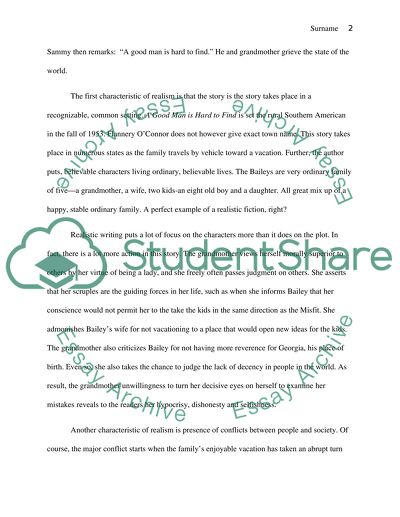 A Good Man is Good to Find by Flannery OConnor