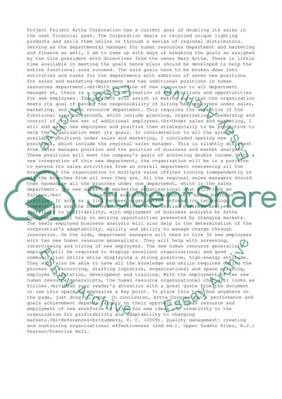 Organizational Charts