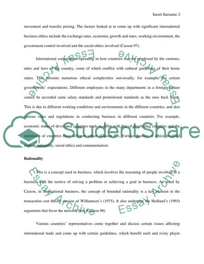 Business Ethics Principles