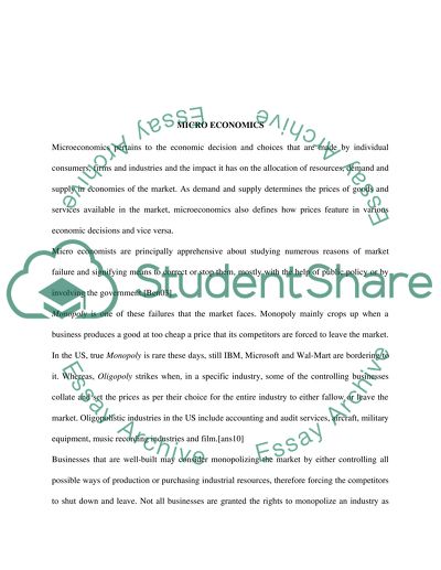 Micro and macro economic on us trade
