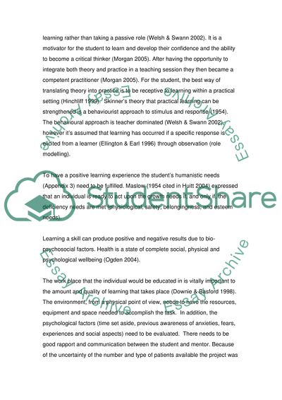 Gibbs Cycle Used to Facilitate Learning