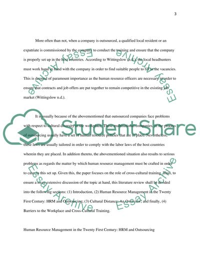 Cross-cultural Training