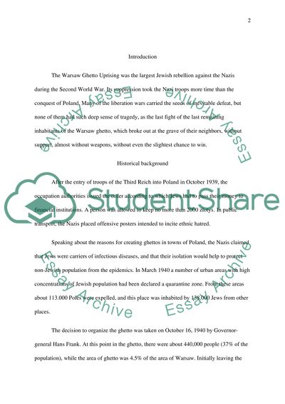 Warsaw Ghetto Uprising