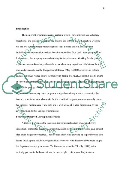 The Behavioral Traits of the Underprivileged People