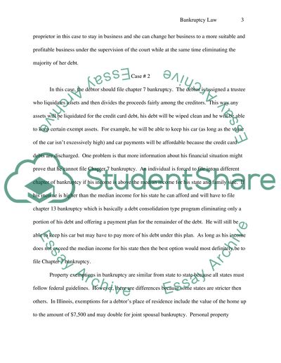 Bankruptcy Laws in the US