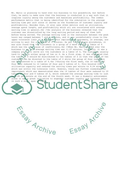 Pizza Store Layout Simulation