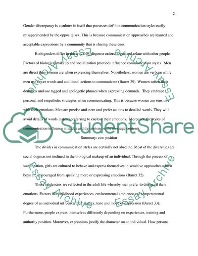 Do Women and Men Communicate Differently