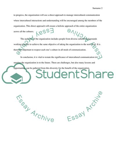 Organizational Behavior - Cultures Impact on Communication