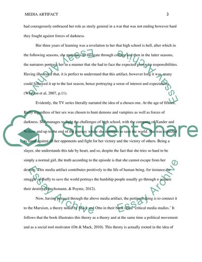 Media Artifact: Buffy the Vampire Slayer