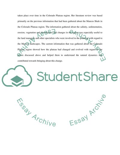 Uniqueness of the Colorado Plateau