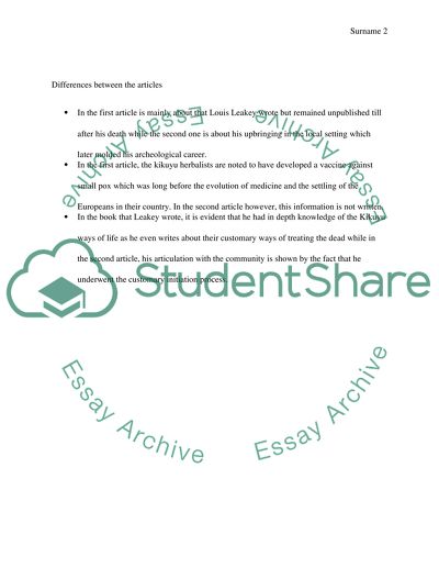 International Study presentation