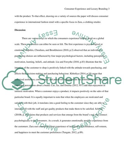 Consumer experience and Luxury Branding