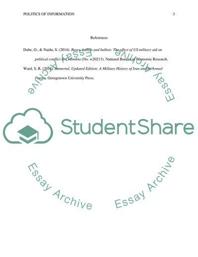 The Effect of US Military Aid on Political Conflict