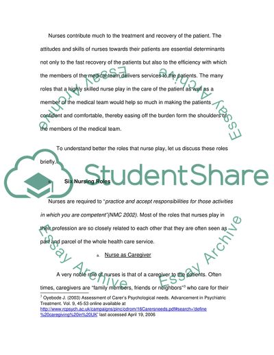 Clinical Skills and Nursing Roles