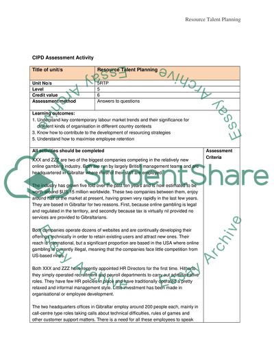 Employment Agency Standards and Resource Talent Planning