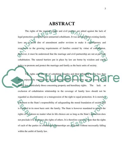 Family Law: Is It Time for Reform