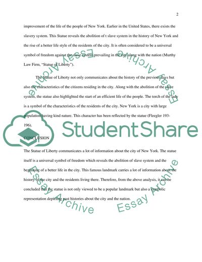 Analysis of a NewYork landmark