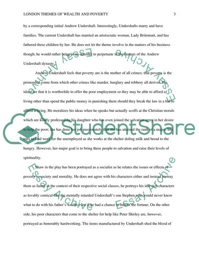 London Themes of Wealth and Poverty