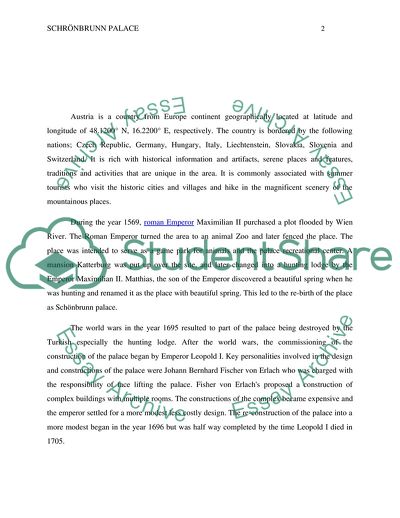 The Schrnbrunn Palace