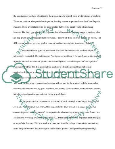 What the Best Student Do by Ken Bain