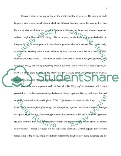 Conrads Narrative Methods