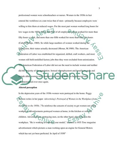 Womens Rights in the 1930s. A decade of setbacks