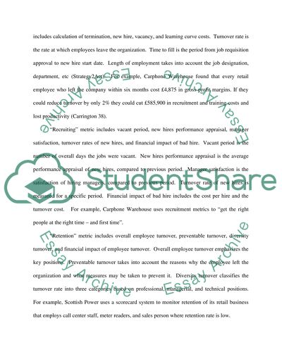 Metrics and measurements