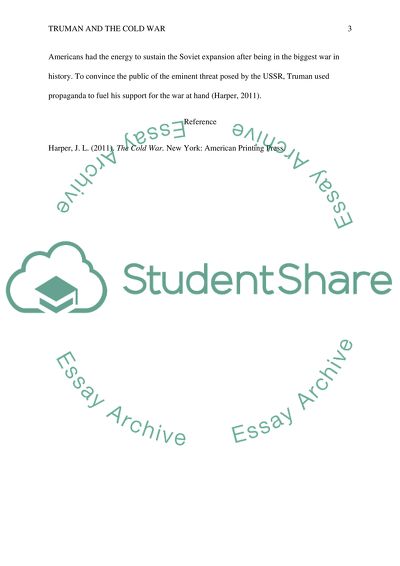 Truman and the Cold War