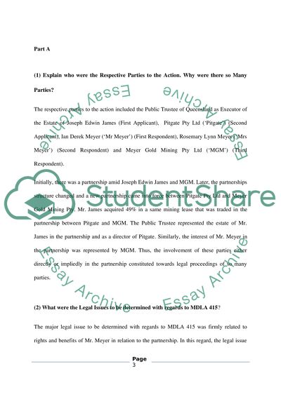 Company & Association Law Assessment