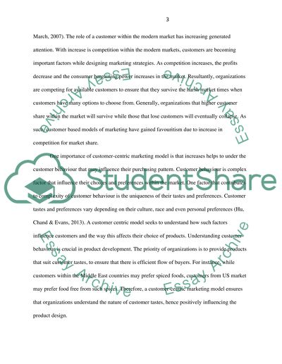 Customer-Centric Approach in Marketing