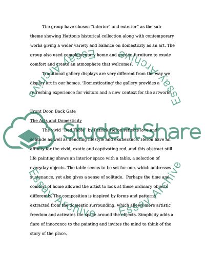 Hatton Gallery Issues