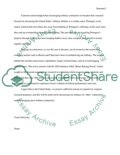 The assignment is a short paper written in the style of a letter to the editor in the Wall Street Journal