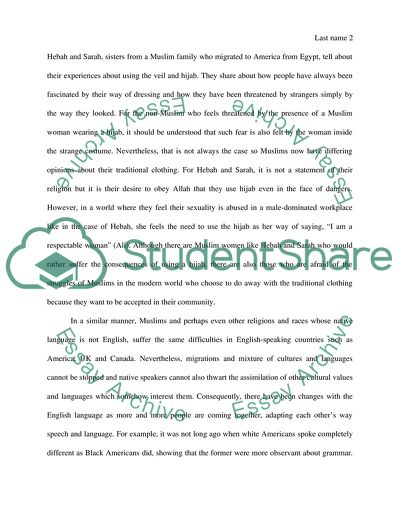 Changes in Customs and Language